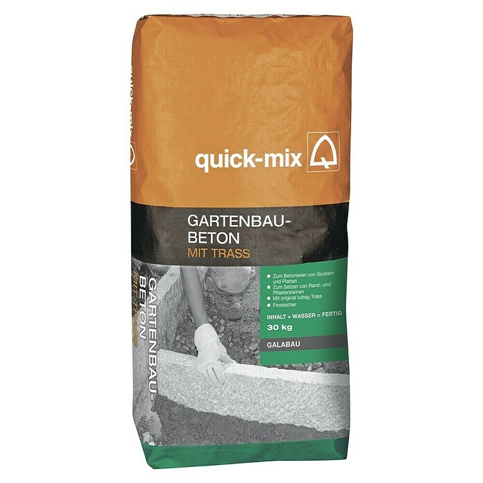 Quick-Mix Gartenbaubeton mit Trass (30 kg)