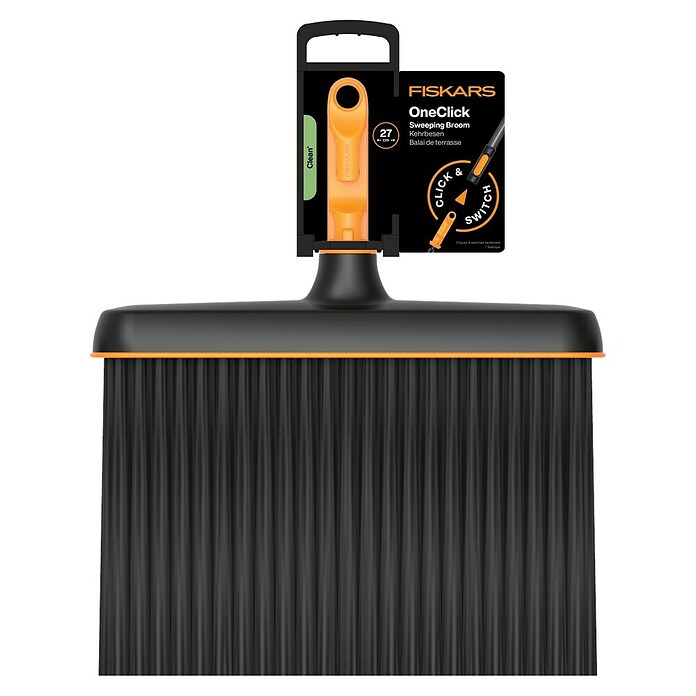 Fiskars OneClick Gartenbesen (Material Borsten: Kunststoff) | BAUHAUS