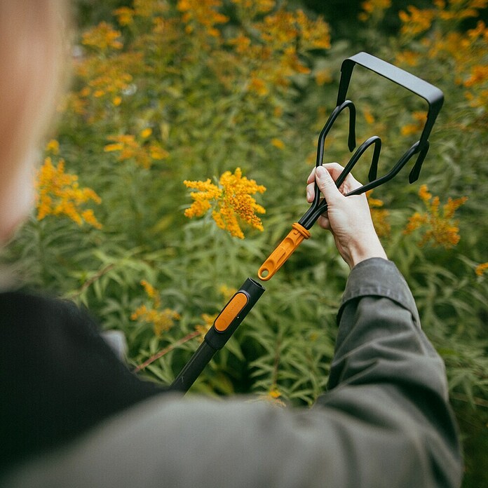 Fiskars OneClick Grubber Jäter 2-in1 (Länge: 28,7 cm, Kunststoff) | BAUHAUS