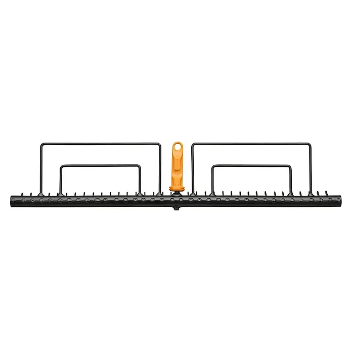 Fiskars OneClick Rasenrechen - L x B x H: 12,5 x 57 x 12,6 cm - Produktaufnahme eines Schubladenelements, das Ordnung und Funktionalität in Schubladen bringt.\n