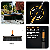 Fiskars OneClick Besen (Passend für: Fiskars OneClick-Stiel) | BAUHAUS