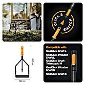 Fiskars OneClick Grubber Jäter 2-in1 (Länge: 28,7 cm, Kunststoff) | BAUHAUS