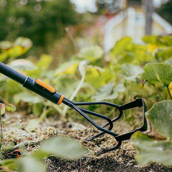Fiskars OneClick Grubber Jäter 2-in1 (Länge: 28,7 cm, Kunststoff) | BAUHAUS
