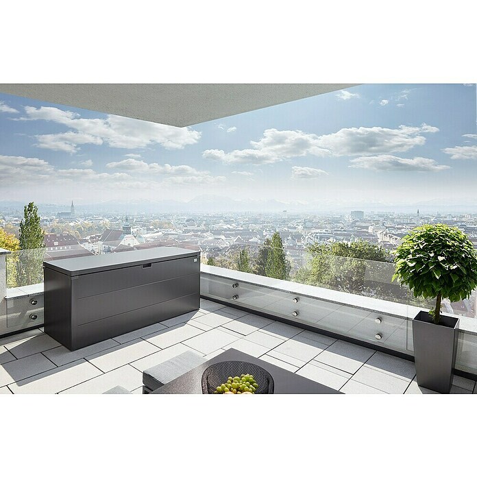 Biohort StyleBox Kissenbox 170 (L x B x H: 170 x 70 x 81 cm, Stahl, Dunkelgrau-Metallic) | BAUHAUS