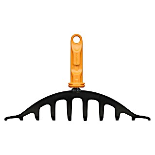 Fiskars OneClick Gartenrechen (Arbeitsbreite: 25 cm, Anzahl Zinken: 10 Stk.)