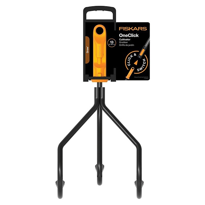 Fiskars OneClick Grubber (Arbeitsbreite: 13,2 cm, Anzahl Zinken: 3 Stk.) | BAUHAUS