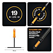 Fiskars OneClick Unkrauthacke (Arbeitsbreite: 18,5 cm) | BAUHAUS