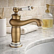 Rousseau Grifo de lavabo Marple (Bronce viejo, Satinado) | BAUHAUS