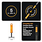 Fiskars OneClick Doppelhacke (Anzahl Zinken: 3 Stk.) | BAUHAUS