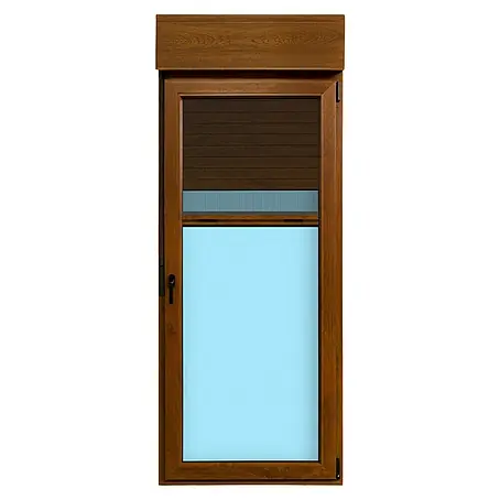 Balconera de PVC practicable-oscilobatiente