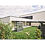 Biohort Florentina Gewächshaus (L x B x H: 104 x 201,6 x 213,4 cm, Quarzgrau Metallic, Stahl) | BAUHAUS