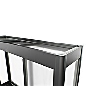 Biohort Florentina Gewächshaus (L x B x H: 104 x 201,6 x 213,4 cm, Dunkelgrau Metallic, Stahl) | BAUHAUS