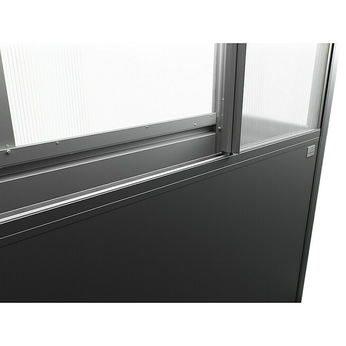 Biohort Florentina Gewächshaus (L x B x H: 54,8 x 201,6 x 213,4 cm, Dunkelgrau Metallic, Stahl) | BAUHAUS