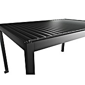 Biohort Lamellenpavillon Gr. 4,5 (B x T: 460 x 312 cm, Dunkelgrau Metallic, Material Gestell: Stahl) | BAUHAUS