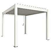 Biohort Pergola Lamellenpavillon Gr. 3 (B x T: 312 x 367,5 cm, Weiß, Material Gestell: Stahl) | BAUHAUS