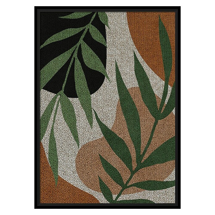 Cuadro Botánico Pirámide Hoja abstracta (Botánico Pirámide Hoja abstracta, An x Al: 50 x 70 cm, 1 pzs.) | BAUHAUS