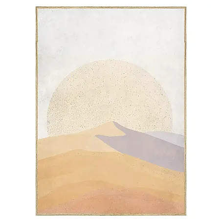 Cuadro Textura Sol y Dunas