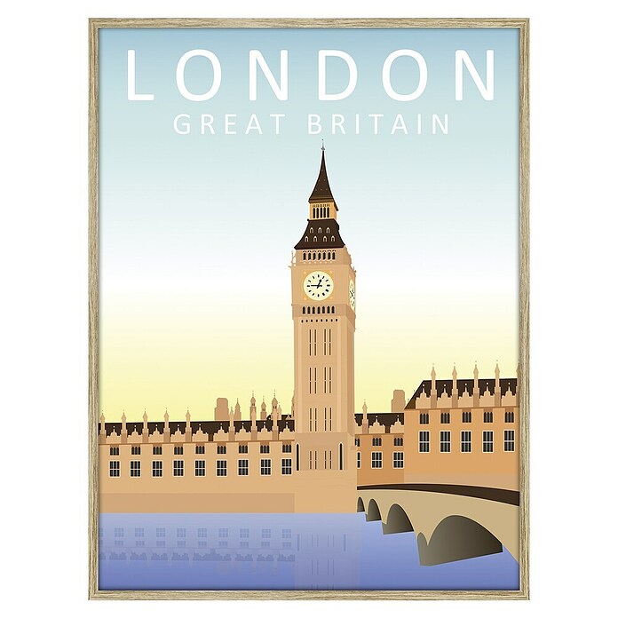 Cuadro Big Ben (London, An x Al: 30 x 40 cm, 1 pzs.) | BAUHAUS