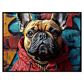 Cuadro de vidrio Bulldog Grafitti (Bulldog Grafitti, An x Al: 40 x 30 cm, 1 pzs.) | BAUHAUS