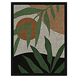 Cuadro Botánico Hojas abstractas (Botánico Hojas abstractas, An x Al: 30 x 40 cm, 1 pzs.)