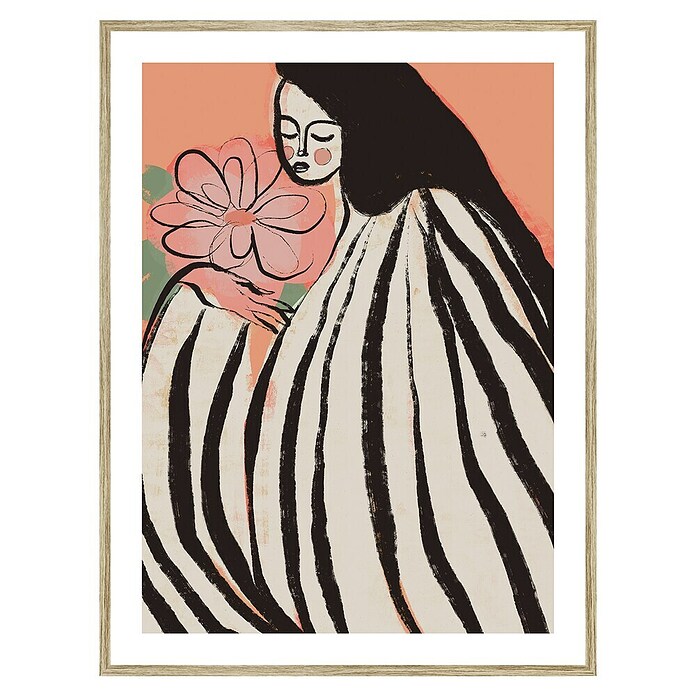 Cuadro Mujer flor (Mujer flor, An x Al: 30 x 40 cm, 1 pzs.) | BAUHAUS