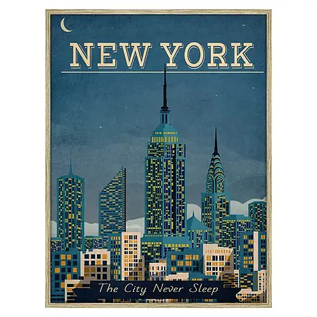 Cuadro NY de noche