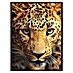 Cuadro de vidrio Leopardo 