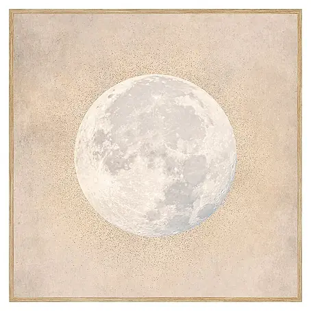 Cuadro Textura Luna Plata