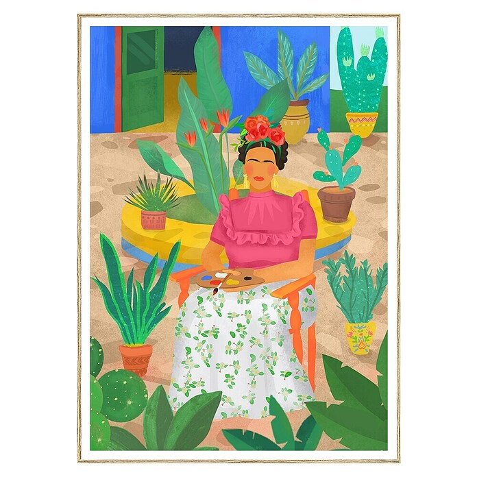 Cuadro Frida Kahlo (Frida Kahlo, An x Al: 50 x 70 cm, 1 pzs.) | BAUHAUS