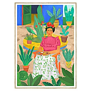 Cuadro Frida Kahlo (Frida Kahlo, An x Al: 50 x 70 cm, 1 pzs.)
