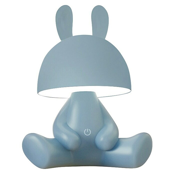 Idp Lampshades Lámpara de sobremesa LED Ferni (3 W, L x An x Al: 17 x 17 x 28,5 cm, Azul, Blanco cálido) | BAUHAUS