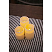 New Garden Lámpara de sobremesa LED redonda Vela Dolo (0,54 W, Ø x Al: 15 x 15 cm, Blanco, Blanco cálido, 3 ud.) | BAUHAUS