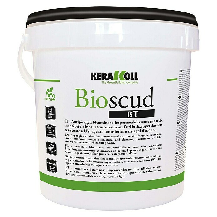 Kerakoll Impermeabilizante Bioscud (Negro, 16 kg) | BAUHAUS