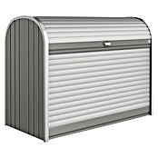 Biohort Garten-Aufbewahrungsbox StoreMax 160 (Quarzgrau, 163 x 78 x 120 cm, Stahlblech)