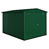 Biohort Gerätehaus Europa (Dunkelgrün, 3 x 2,44 x 2,03 m, Stahlblech)