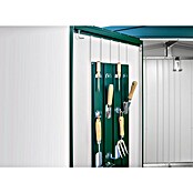 Biohort Gerätehaus Europa (Dunkelgrün, 3 x 2,44 x 2,03 m, Stahlblech)
