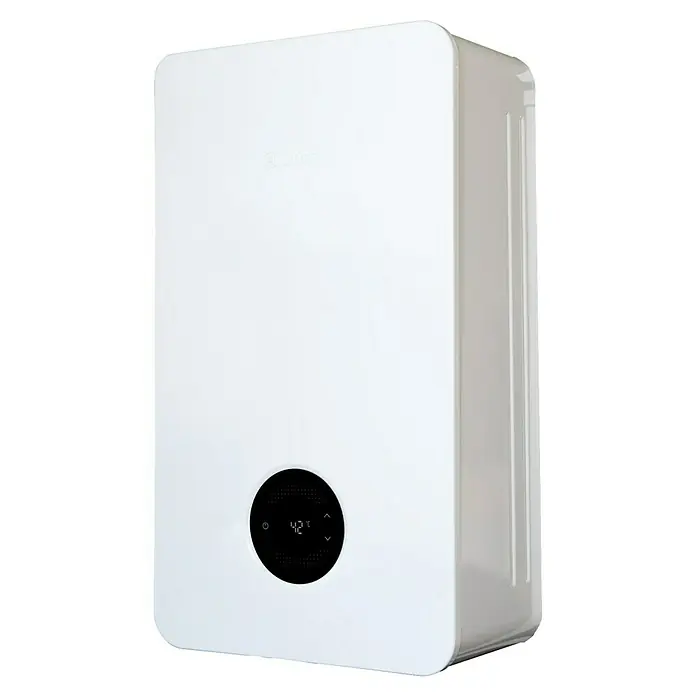 Bosch Calentador estanco T3600 - 20 kW, Caudal de agua: 11 l/min, Gas butano - Calentador de agua instantáneo electrónico blanco con pantalla digital para un control preciso de la temperatura para agua caliente cómoda.