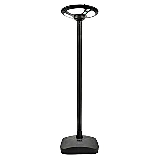 Garza Farola solar Icaro (Altura: 265,5 cm, Negro, IP54, Blanco cálido)