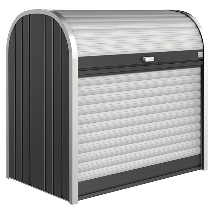 Biohort Garten-Aufbewahrungsbox StoreMax 120 (Dunkelgrau Metallic, 117 x 73 x 109 cm, Stahlblech)