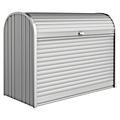 Biohort Garten-Aufbewahrungsbox StoreMax 160 (Silber Metallic, 163 x 78 x 120 cm, Stahlblech)