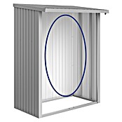 Biohort Rückwand WoodStock (Silber Metallic, 1,46 x 1,97 m)