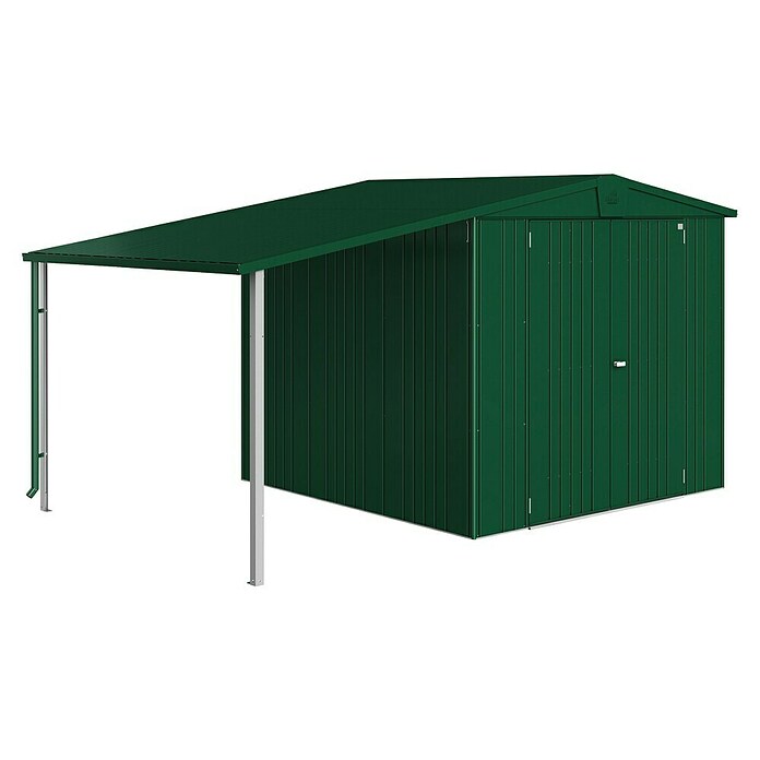 Biohort Seitendach (Passend für: Biohort Gerätehaus Europa Gr. 4/5, Dunkelgrün, 2,28 x 1,5 m)