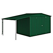 Biohort Bočna nadstrešnica (Namijenjeno za: Biohort kućicu za alat Europa vel. 4/5, Tamnozelena, 2,28 x 1,5 m)