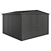 Biohort Gerätehaus Europa (Dunkelgrau Metallic, 3 x 3,16 x 2,09 m, Stahlblech)