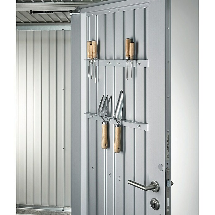 Biohort Werkzeughalter (Passend für: Biohort Gerätehaus AvantGarde, Silber Metallic, 2 Stk.)