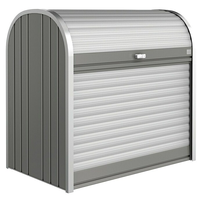 Biohort Garten-Aufbewahrungsbox StoreMax 120 (Quarzgrau, 117 x 73 x 109 cm, Stahlblech)