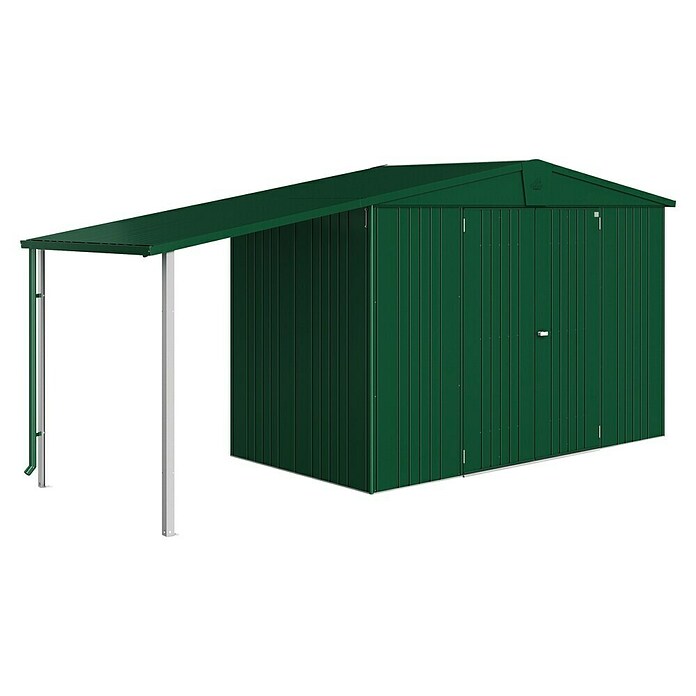 Biohort Seitendach (Passend für: Biohort Gerätehaus Europa Gr. 2, Dunkelgrün, 1,56 x 1,5 m)