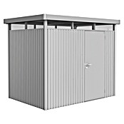 Biohort Gerätehaus HighLine (Silber Metallic, 1,95 x 2,75 x 2,22 m, Einzeltür)