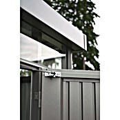 Biohort Gerätehaus HighLine (Dunkelgrau Metallic, 1,55 x 2,75 x 2,22 m, Einzeltür)