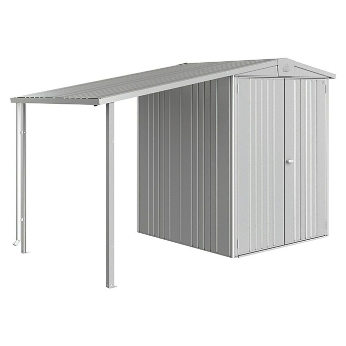 Biohort Seitendach (Passend für: Biohort Gerätehaus Europa Gr. 2, Silber Metallic, 1,56 x 1,5 m)